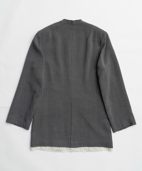 PRANK PROJECT(プランクプロジェクト)の「スーチングカットオフチュニック / Suiting Cut-off Tunic(チュニック・レディース・ネイビー/グレー/ベージュ・FREE)」の17枚目の写真