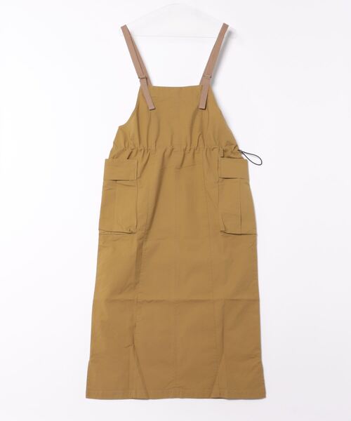 KRIFF MAYER Lady's Collection（クリフメイヤーレディースコレクション）の「カーゴジャンスカ（ジャンパースカート・レディース・カーキ/マスタード/ベージュ/チャコール/カラフル・LARGE/MEDIUM）」の14枚目の写真