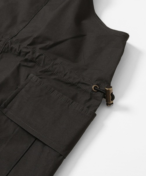 KRIFF MAYER Lady's Collection（クリフメイヤーレディースコレクション）の「カーゴジャンスカ（ジャンパースカート・レディース・カーキ/マスタード/ベージュ/チャコール/カラフル・LARGE/MEDIUM）」の8枚目の写真