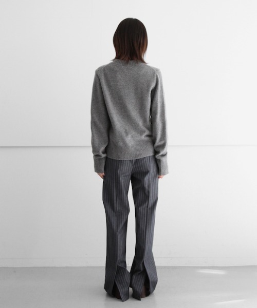 GANNI（ガニー）の「GANNI Stretch Stripe Mid Waist Pants
