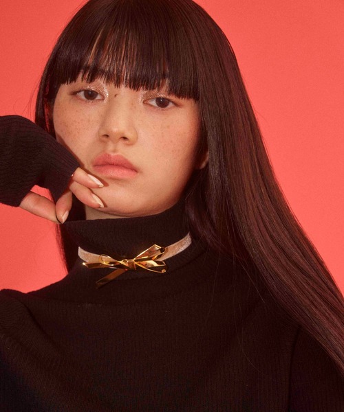 Casselini(キャセリーニ)の「Casselini(キャセリーニ)ベロアチョーカー(チョーカー・レディース・B/C/A/D・FREE)」の2枚目の写真