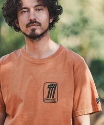 1minute 1second（ワンミニットワンセカンド）の「mt8773- one logogarment dyed half sleeve cut sew Tシャツ（Tシャツ/カットソー）」