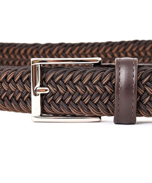 SADDLERS（サドラーズ）の「【Saddler's/サドラーズ】別注イントレチャートMIX30 イタリア製 メッシュベルト（ベルト・メンズ・ブルー系その他7/ベージュ系その他3/ブラック系その他3・FREE）」の15枚目の写真