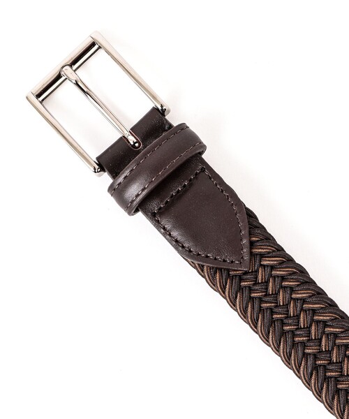 SADDLERS（サドラーズ）の「【Saddler's/サドラーズ】別注イントレチャートMIX30 イタリア製 メッシュベルト（ベルト・メンズ・ブルー系その他7/ベージュ系その他3/ブラック系その他3・FREE）」の16枚目の写真