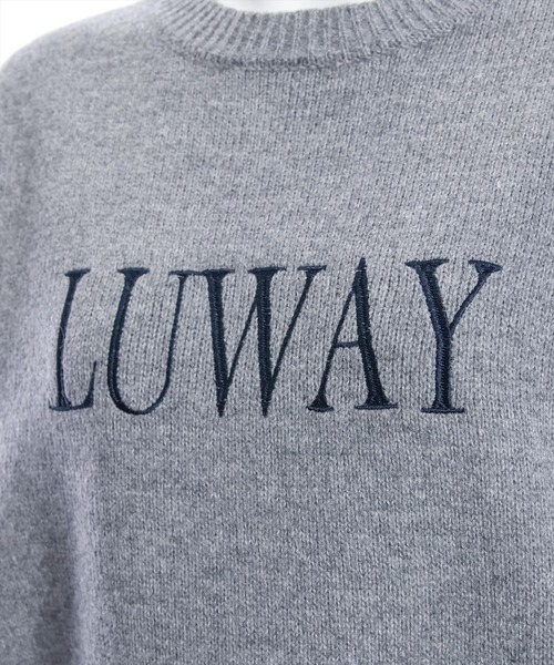 clear(クリア)の「長袖スリット刺繍オーバーサイズニットトップス≪2024SS新作≫(ニット/セーター・レディース・杢グレー/グレイッシュベージュ/アイボリー・F)」の13枚目の写真