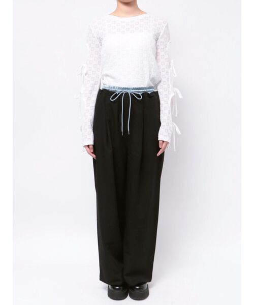 jouetie(ジュエティ)の「バイカラーダブルウエストタックパンツ(その他パンツ・レディース・ピンク/グレー/ブラック・MEDIUM)」の19枚目の写真