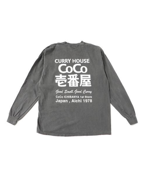JOURNAL STANDARD relume（ジャーナルスタンダード　レリューム）の「【カレーハウスCoCo壱番屋 × relume】別注 プリント L/S Tシャツ "Aichi"（Tシャツ/カットソー・メンズ・ブラック/ボルドー・LARGE/X-LARGE/MEDIUM）」の4枚目の写真