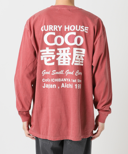 JOURNAL STANDARD relume（ジャーナルスタンダード　レリューム）の「【カレーハウスCoCo壱番屋 × relume】別注 プリント L/S Tシャツ "Aichi"（Tシャツ/カットソー・メンズ・ブラック/ボルドー・LARGE/X-LARGE/MEDIUM）」の9枚目の写真