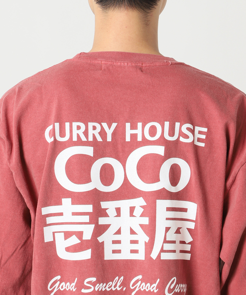 JOURNAL STANDARD relume（ジャーナルスタンダード　レリューム）の「【カレーハウスCoCo壱番屋 × relume】別注 プリント L/S Tシャツ "Aichi"（Tシャツ/カットソー・メンズ・ブラック/ボルドー・LARGE/X-LARGE/MEDIUM）」の10枚目の写真