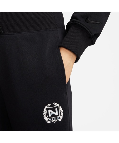 NIKE（ナイキ）の「NIKE / ナイキ WS NSW フリース HR ワイド パンツ（スウェットパンツ・レディース・ブラック/ホワイト・S/L/XL/M）」の9枚目の写真