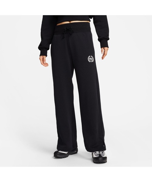 NIKE（ナイキ）の「NIKE / ナイキ WS NSW フリース HR ワイド パンツ（スウェットパンツ・レディース・ブラック/ホワイト・S/L/XL/M）」の10枚目の写真