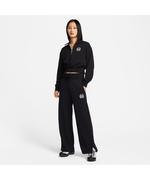 NIKE（ナイキ）の「NIKE / ナイキ WS NSW フリース HR ワイド パンツ（スウェットパンツ・レディース・ブラック/ホワイト・S/L/XL/M）」の11枚目の写真