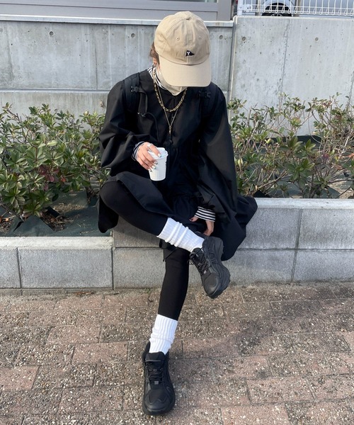 feepur by saya（フェピュールバイサヤ）の「マルチウェイティアードチュニック（シャツ/ブラウス・レディース・オフホワイト/ベージュ/ブラック・MEDIUM）」の12枚目の写真