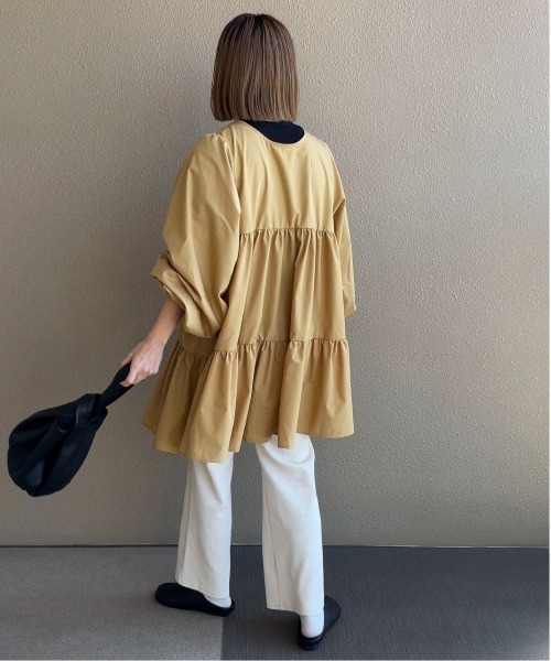 feepur by saya（フェピュールバイサヤ）の「マルチウェイティアードチュニック（シャツ/ブラウス・レディース・オフホワイト/ベージュ/ブラック・MEDIUM）」の21枚目の写真