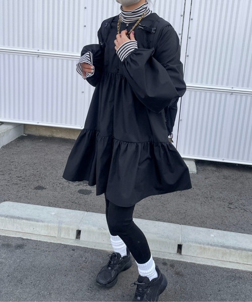 feepur by saya（フェピュールバイサヤ）の「マルチウェイティアードチュニック（シャツ/ブラウス・レディース・オフホワイト/ベージュ/ブラック・MEDIUM）」の15枚目の写真