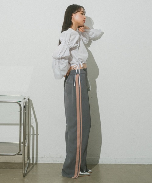 VANNIE U（ヴァニーユー）の「マムルークスリーブクロップドブラウス（シャツ/ブラウス・レディース・ホワイト・FREE）」の15枚目の写真