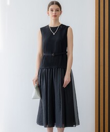 新品【APPLAUDIR】シャイニーツイード パールデザインドレス APPLAUDIR】シャイニーツイード パールデザインドレス / 23区