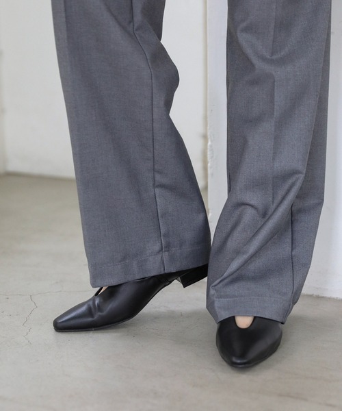 select MOCA(セレクトモカ)の「ポインテッドフラットシューズ(バレエシューズ・レディース・ブラック/アイボリー・LARGE/MEDIUM/SMALL)」の15枚目の写真