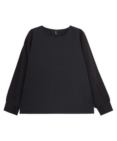Pierrot(ピエロ)の「【イージーケア】ドッキングスリーブカットソー(Tシャツ/カットソー・レディース・ブラック/ネイビー/オフホワイト・M/L)」の20枚目の写真