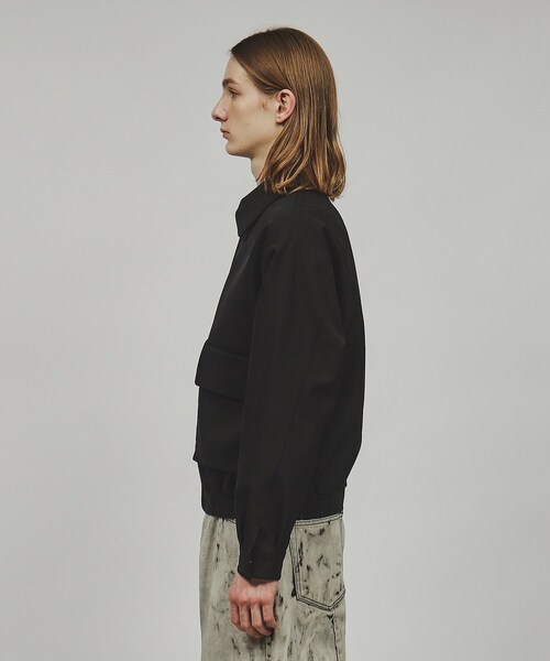 tk.TAKEO KIKUCHI（ティーケータケオキクチ）の「◆ダブルポケットショートブルゾン（ブルゾン・メンズ・ブラック/ベージュ・02/03）」の13枚目の写真