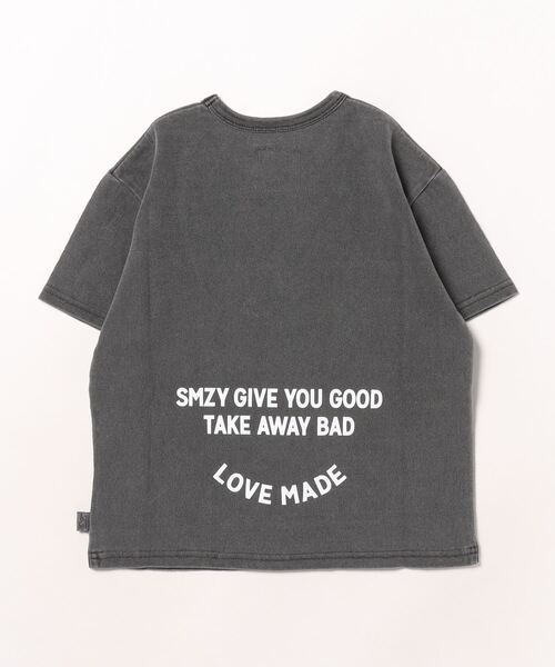 Smoothy（スムージー）の「SMOOTHY USA cotton SMOOTHY Tee / スムージー USAコットン スムージーTシャツ（Tシャツ/カットソー・キッズ・エメラルド/ブラック/パープル・X-LARGE/MEDIUM/SMALL/LARGE）」の4枚目の写真