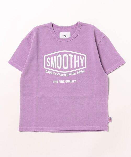 Smoothy（スムージー）の「SMOOTHY USA cotton SMOOTHY Tee / スムージー USAコットン スムージーTシャツ（Tシャツ/カットソー・キッズ・エメラルド/ブラック/パープル・X-LARGE/MEDIUM/SMALL/LARGE）」の13枚目の写真