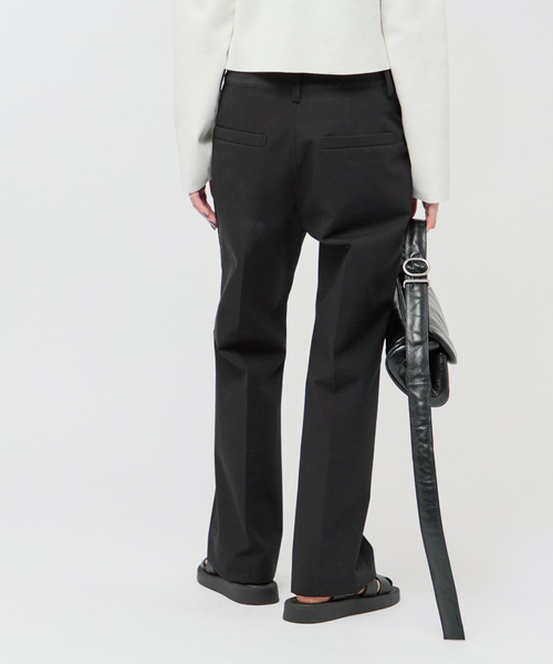 AP STUDIO(エーピーストゥディオ)の「シリコンディップツイルパンツ(スラックス・レディース・ブラック/ベージュ・40/38/36)」の9枚目の写真