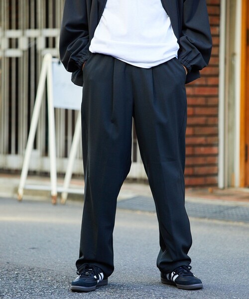 DOLCE&GABBANA 柔らか伸縮フィットイージーパンツ ガムストレッチ」接触冷感 スキニー イージーチノパン【WEB限定