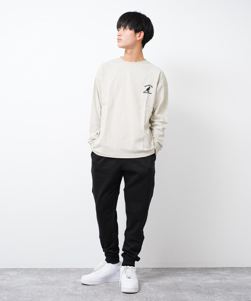 RAT EFFECT(ラットエフェクト)の「【裏毛】切替ロゴスウェットパンツ(スウェットパンツ・キッズ・ブラック/チャコールグレー/杢グレー・120/130/140/150/160/170)」の7枚目の写真