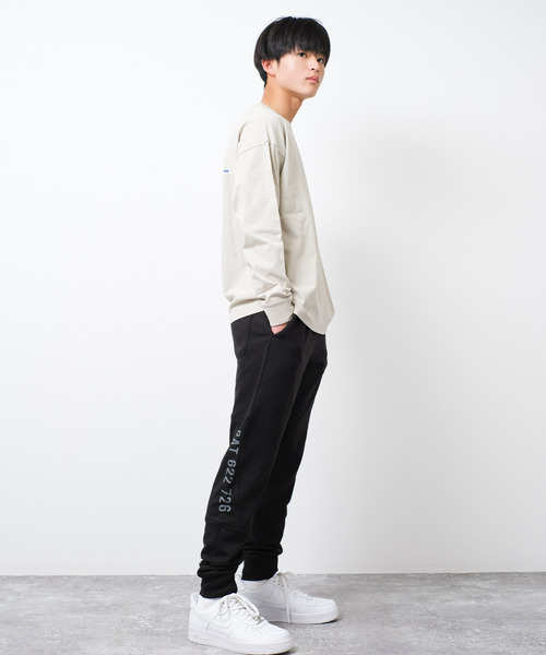 RAT EFFECT(ラットエフェクト)の「【裏毛】切替ロゴスウェットパンツ(スウェットパンツ・キッズ・ブラック/チャコールグレー/杢グレー・120/130/140/150/160/170)」の8枚目の写真