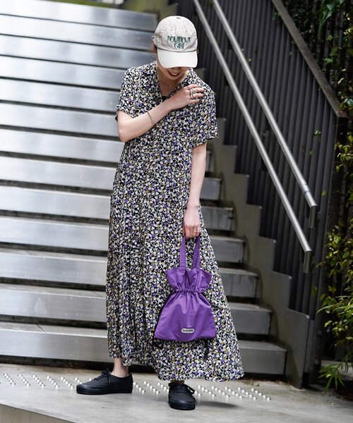 OUTDOOR PRODUCTS Usual Things(アウトドアプロダクツユージュアルシングス)の「OPENCOLLARONEPIECE(ワンピース・レディース・レッド/マルチ/ブラック・FREE)」の13枚目の写真