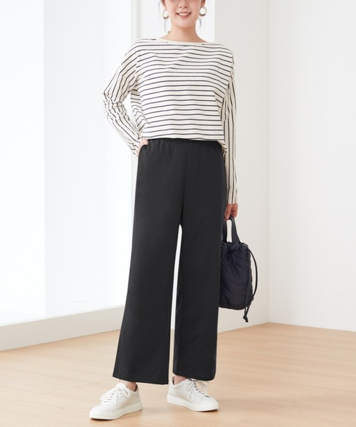 Tuche(トゥシェ)の「Tuche/トゥシェ ストレッチパンツ ワイド ライトテックストレッチメッシュ(その他パンツ・レディース・ネイビー/グレー/ブラック・MEDIUM/LARGE)」の2枚目の写真