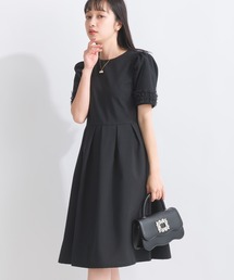 PICCIN（ピッチン）の「【日本製】袖チュール切り替えワンピース（ワンピース）」