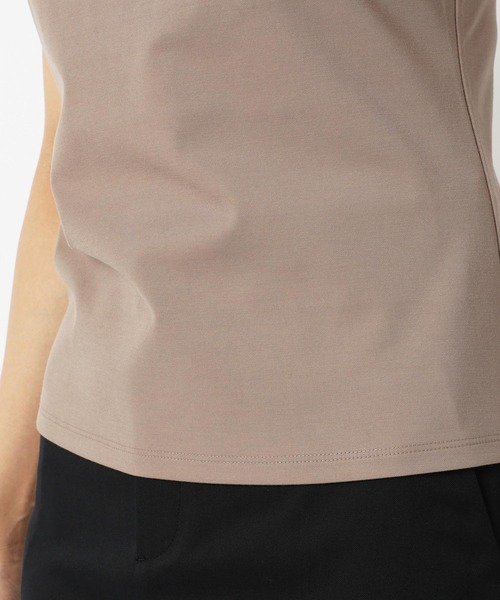 BABYLONE（バビロン）の「パット付きVネックキャミ（キャミソール・レディース・ブラック/オフホワイト/サンドグレー・フリー）」の12枚目の写真