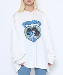 PUNYUS | GirlsプリントビッグロンＴ(Tシャツ/カットソー)
