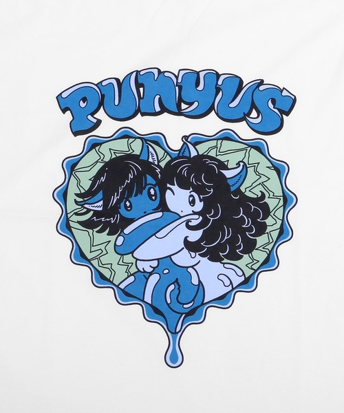 PUNYUS(プニュズ)の「GirlsプリントビッグロンT(Tシャツ/カットソー・レディース・ホワイト・3/4)」の12枚目の写真