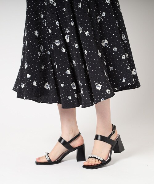 ESPERANZA(エスペランサ)の「キラキラスクエアトゥサンダル 24SS(サンダル・レディース・パープル系2/ブラック/アイボリー/チョコ・M/L/LL/S)」の20枚目の写真