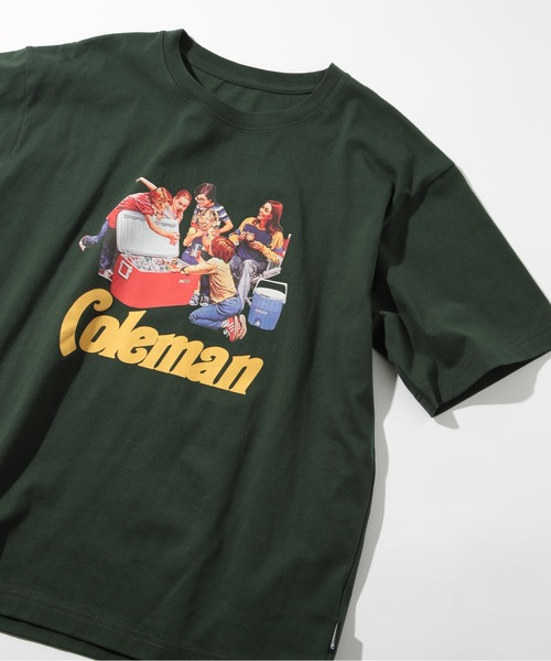 COLEMAN(コールマン)の「【Coleman】25SS新色追加!Vintage Cooler print tee コールマンビンテージレトロプリントTシャツ(Tシャツ/カットソー・レディース・ネイビー/ブラック/グリーン/ホワイト/ピンク・M/S/XL/L/XS)」の10枚目の写真