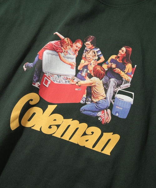 ビンテージ　マンダムのブロンソTシャツ　3枚セット セール】【Coleman】25SS新色追加！Vintage Cooler print tee