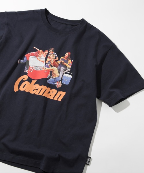 COLEMAN(コールマン)の「【Coleman】25SS新色追加!Vintage Cooler print tee コールマンビンテージレトロプリントTシャツ(Tシャツ/カットソー・レディース・ネイビー/ブラック/グリーン/ホワイト/ピンク・M/S/XL/L/XS)」の8枚目の写真