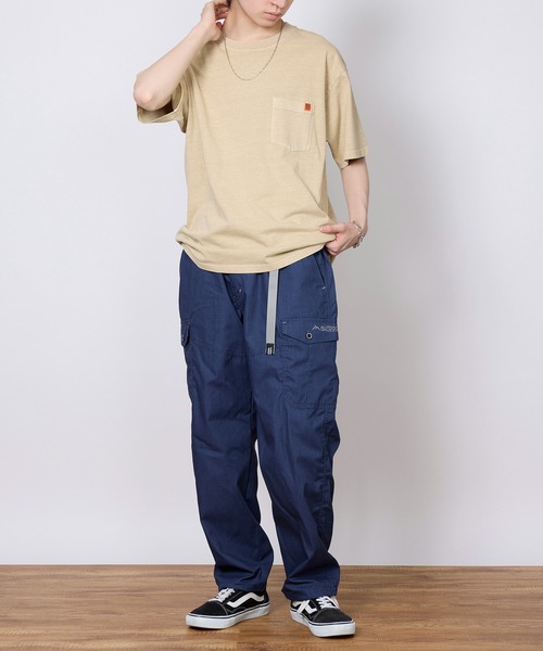 OUTDOOR PRODUCTS(アウトドアプロダクツ)の「【OUTDOOR PRODUCTS】TCウェザー裏メッシュクライミングカーゴパンツ 084930(カーゴパンツ・メンズ・ネイビー/チャコールグレー/ベージュ/ベージュ系その他2/ブラック/カーキ/オリーブ/ブルー・L/LL/M)」の11枚目の写真