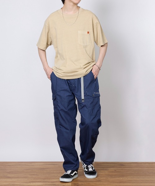 OUTDOOR PRODUCTS(アウトドアプロダクツ)の「【OUTDOOR PRODUCTS】TCウェザー裏メッシュクライミングカーゴパンツ 084930(カーゴパンツ・メンズ・ネイビー/チャコールグレー/ベージュ/ベージュ系その他2/ブラック/カーキ/オリーブ/ブルー・L/LL/M)」の9枚目の写真