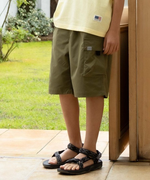 NAVY（ネイビー）の「NAVY 撥水加工 カーゴショートパンツ（カーゴパンツ・キッズ・ベージュ/ブラック/カーキ・110/120/130/140/150/160）」の14枚目の写真