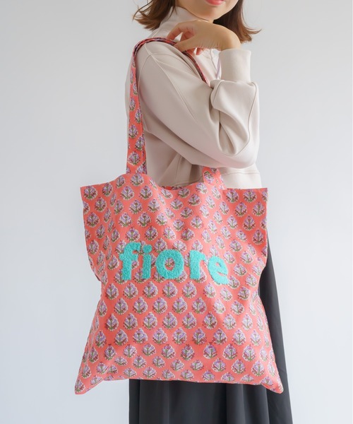 SETUP7(セットアップセブン)の「【SETUP7】ジオメトリック柄 刺繍プリントトートバッグ GLR(トートバッグ・レディース・その他5/その他3/その他2/その他1/その他6/その他4・FREE)」の2枚目の写真