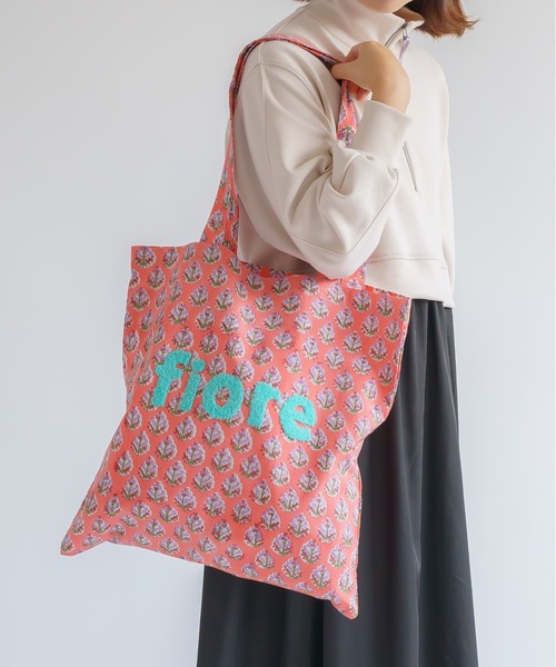 SETUP7(セットアップセブン)の「【SETUP7】ジオメトリック柄 刺繍プリントトートバッグ GLR(トートバッグ・レディース・その他5/その他3/その他2/その他1/その他6/その他4・FREE)」の9枚目の写真