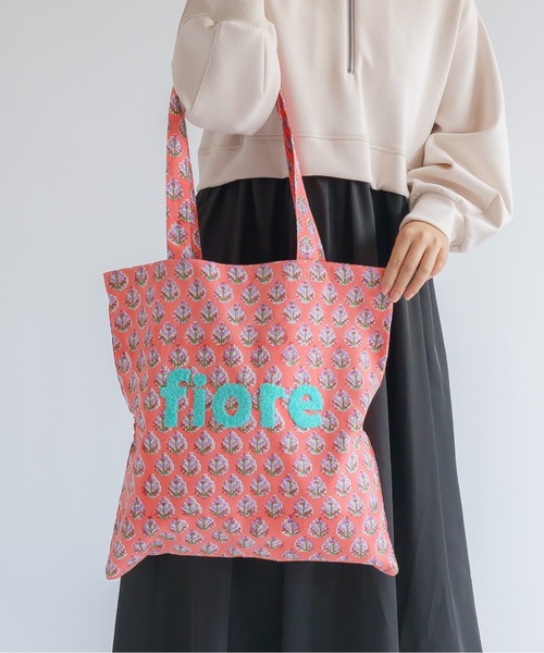 SETUP7(セットアップセブン)の「【SETUP7】ジオメトリック柄 刺繍プリントトートバッグ GLR(トートバッグ・レディース・その他5/その他3/その他2/その他1/その他6/その他4・FREE)」の10枚目の写真