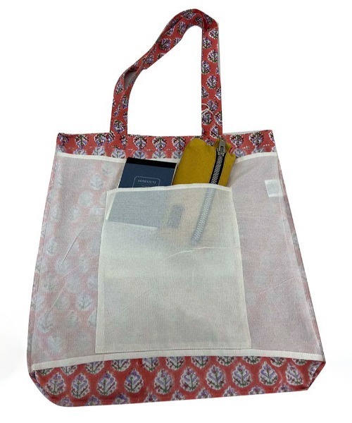 SETUP7(セットアップセブン)の「【SETUP7】ジオメトリック柄 刺繍プリントトートバッグ GLR(トートバッグ・レディース・その他5/その他3/その他2/その他1/その他6/その他4・FREE)」の7枚目の写真