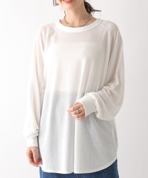 LEPSIM | シアーワッフルチュニック　108070(Tシャツ/カットソー)