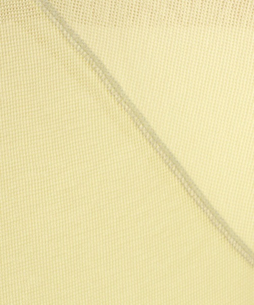 LEPSIM（レプシィム）の「シアーワッフルチュニック　108070（Tシャツ/カットソー・レディース・オフホワイト/ライトピンク/ブラック/イエロー/ブルー・FREE）」の7枚目の写真