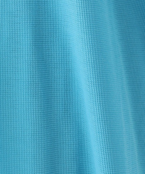 LEPSIM（レプシィム）の「シアーワッフルチュニック　108070（Tシャツ/カットソー・レディース・オフホワイト/ライトピンク/ブラック/イエロー/ブルー・FREE）」の6枚目の写真